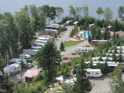 Birch Bay Campsites on Francois Lake, BC